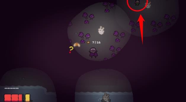 Vampy's Big Day Level 3 Gnome 2 location near the Hushrooms in the river