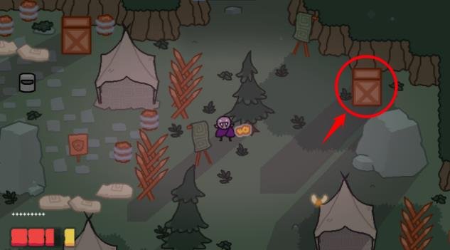 Vampy's Big Day Level 4 Gnome 2 hidden behind the box in the helmet room