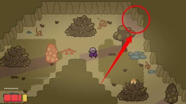Vampy's Big Day Level 2 Gnome 2 hidden path behind the wall shadow