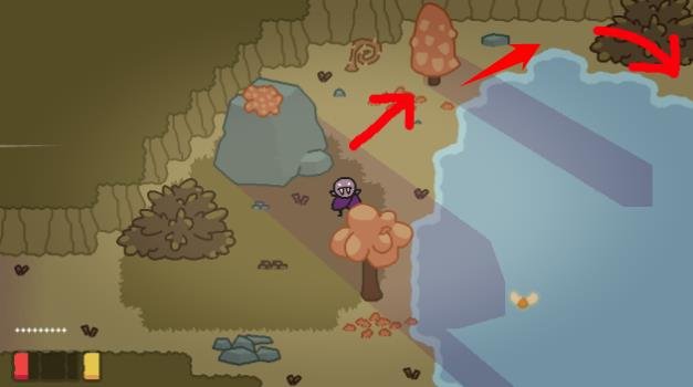 Vampy's Big Day Level 2 Gnome 4 location near the rope and small lake