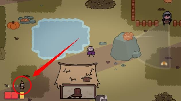 Vampy's Big Day Level 1 Gnome location in the open village near the first guard