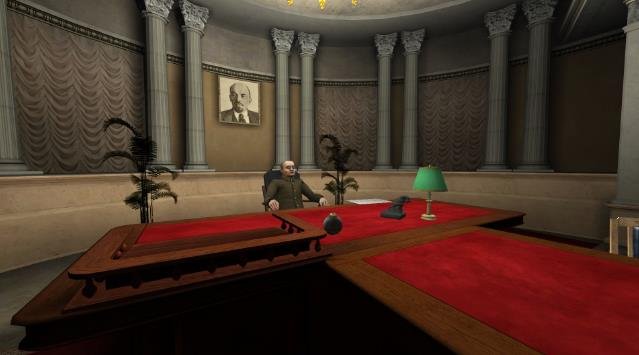 You Are Empty Absolute Edition Note 14 beside Beria's desk in City Council