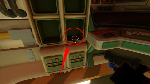 We Were Here Tomorrow puzzle piece 11 near the computer and cabinet on the Hub balcony