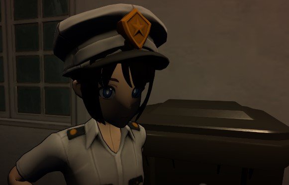 A police cop is ready to arrest the suspect in Project Exhibitionist game